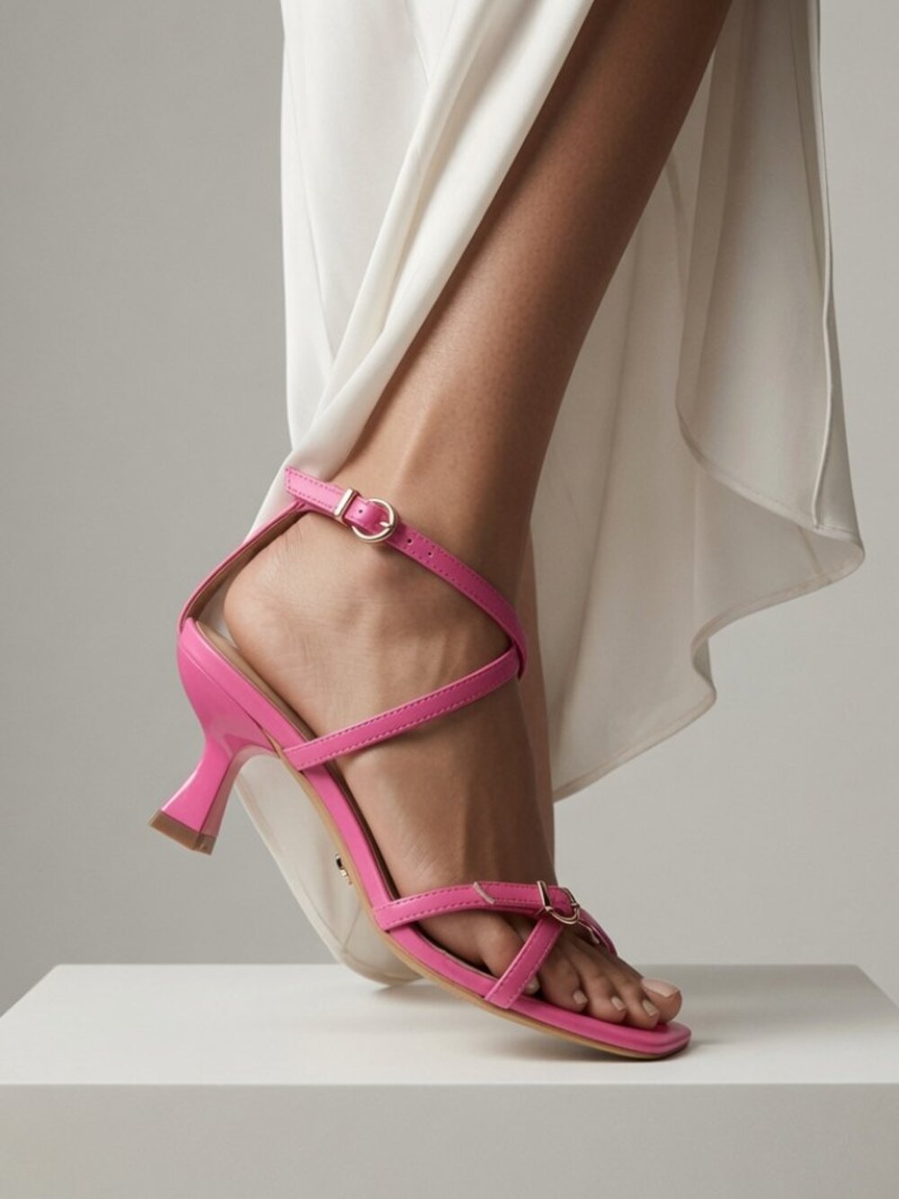VAILA Women's Isabella Strappy Kitten-Heel Dress Sandals